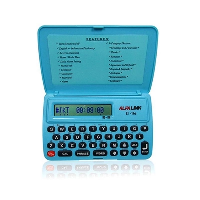 Kamus Bahasa/Kamus Elektronik/ALFALINK 16S/Kamus bahasa Indonesia Inggris/Ready