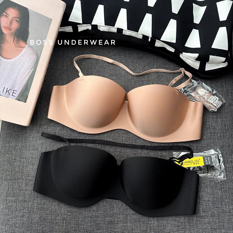 Anti-Slip seamless BRA, Strapless bra, Bra tali leher, Bra tanpa tali, Bra kawat, BH kawat, BRA, Pus