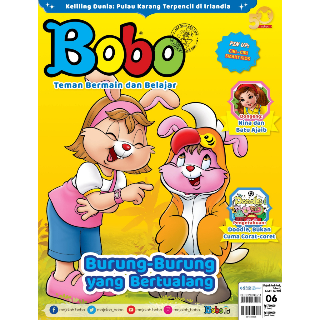 Majalah Bobo edisi April 2023 - Bobo No.06