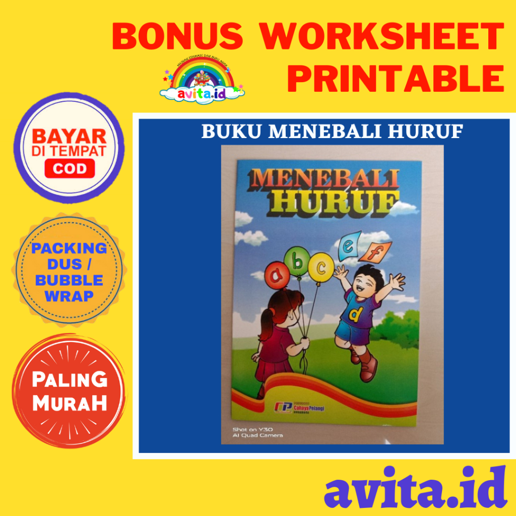 

avita.id TERMURAH Buku Menebali Huruf Paud dan TK (Uk. Besar)