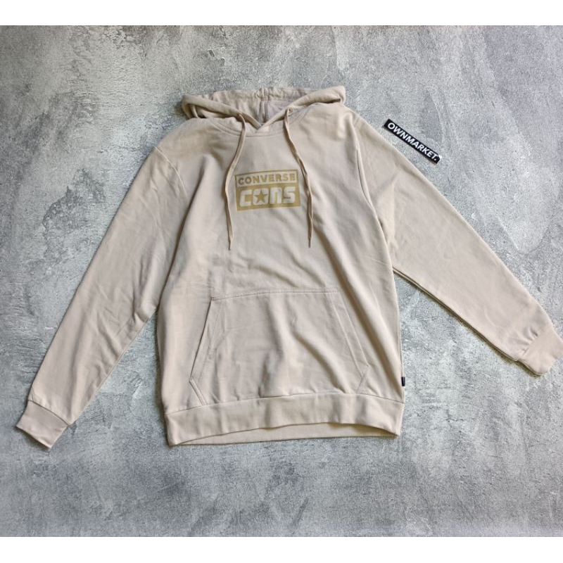Hoodie Converse CONS Men's Sweatshirts - Beach Stone