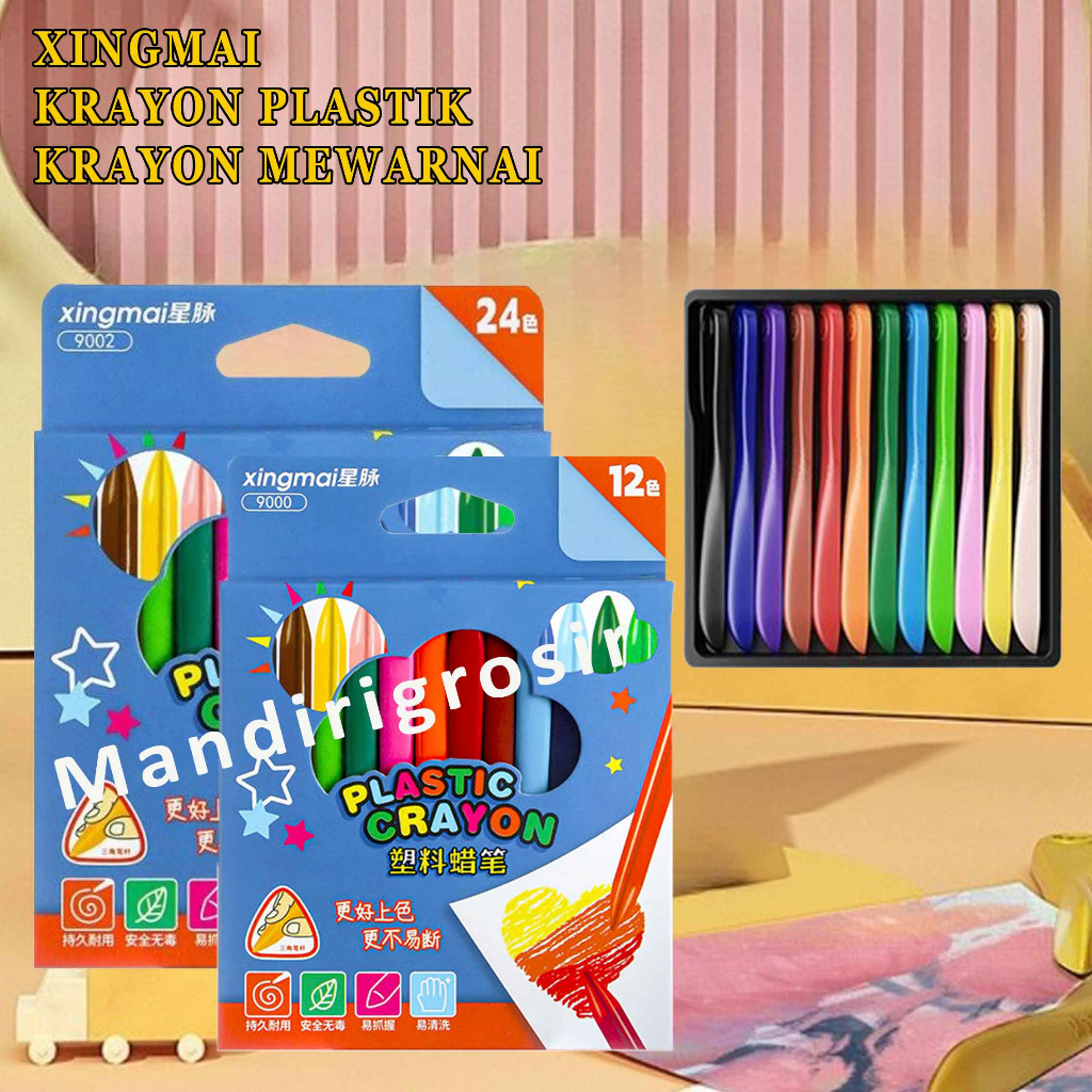 

Krayon Plastik * Xingmai Crayon * Krayon Mewarnai