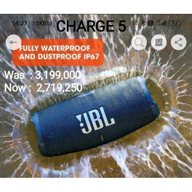 JBL CHARGE 5 ORI