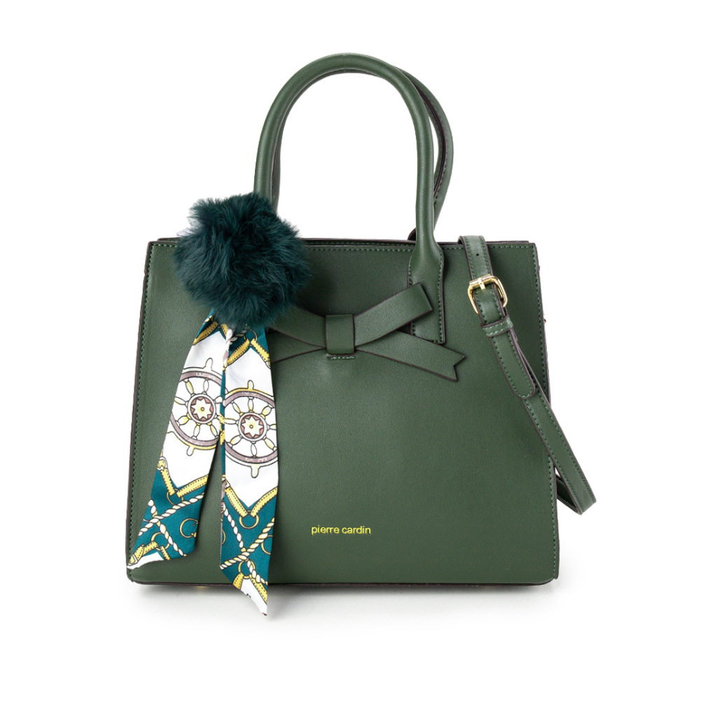 Pierre Cardin Tas Wanita Hand Bag Tas Kerja Casual Tas Selempang ORI 9121513201GRE-GREEN