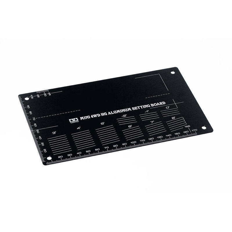 95507 TAMIYA Mini 4WD HG Aluminum Setting Board (Black)