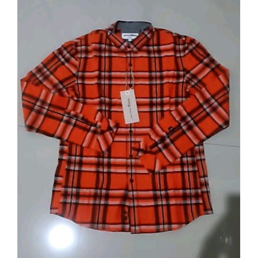 Kemeja Tartan Flanel TomTailor Original