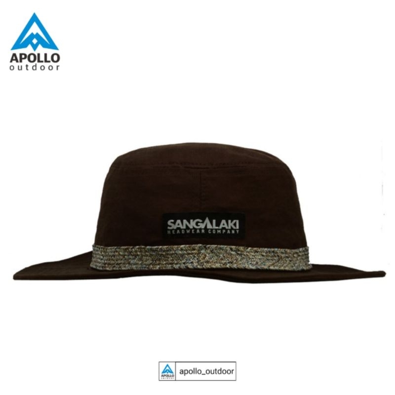 Topi SANGALAKI Summer Hat Black Original Topi Koboy