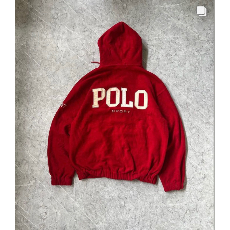 Vintage Polo Ralph Lauren Back Script Wool Jacket