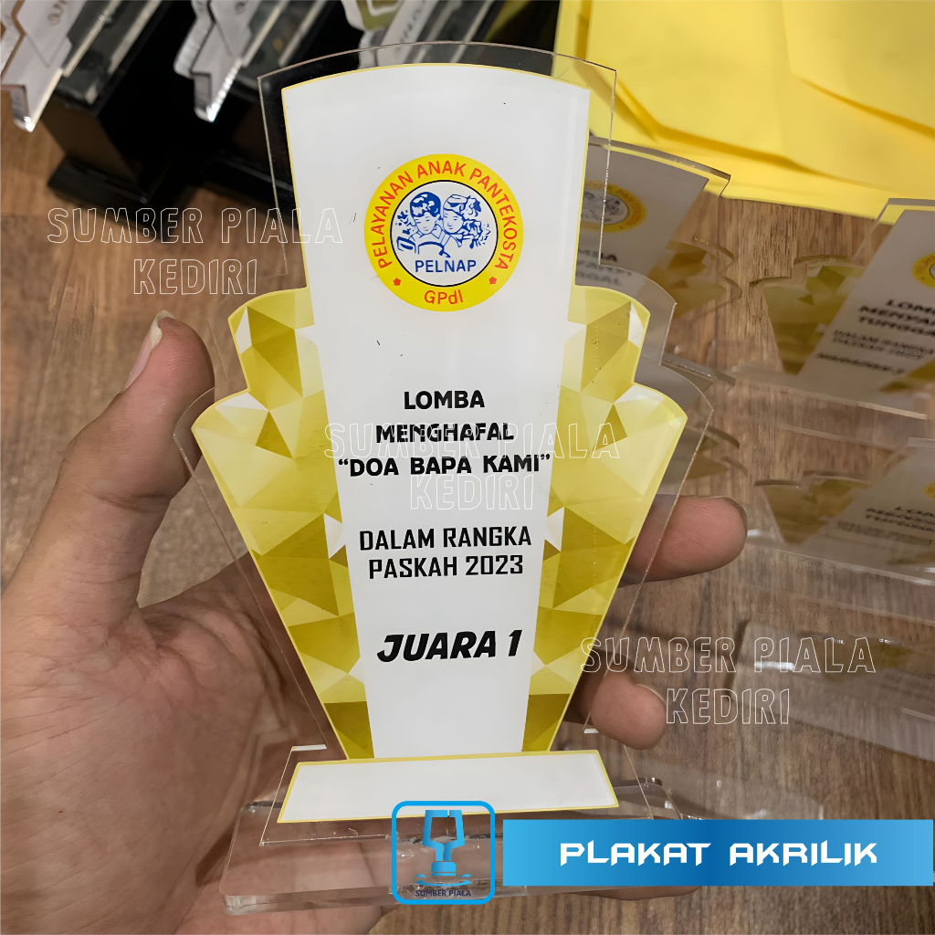 AKRILIK PLAKAT BAHAN POLOS TINGGI 20CM, Vandel akrilik polos Tebal, plakat wisuda Akrilik
