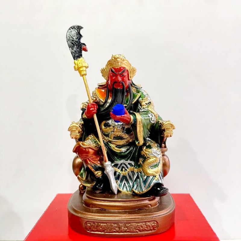 patung mini dewa kwan kong uk 4 inch