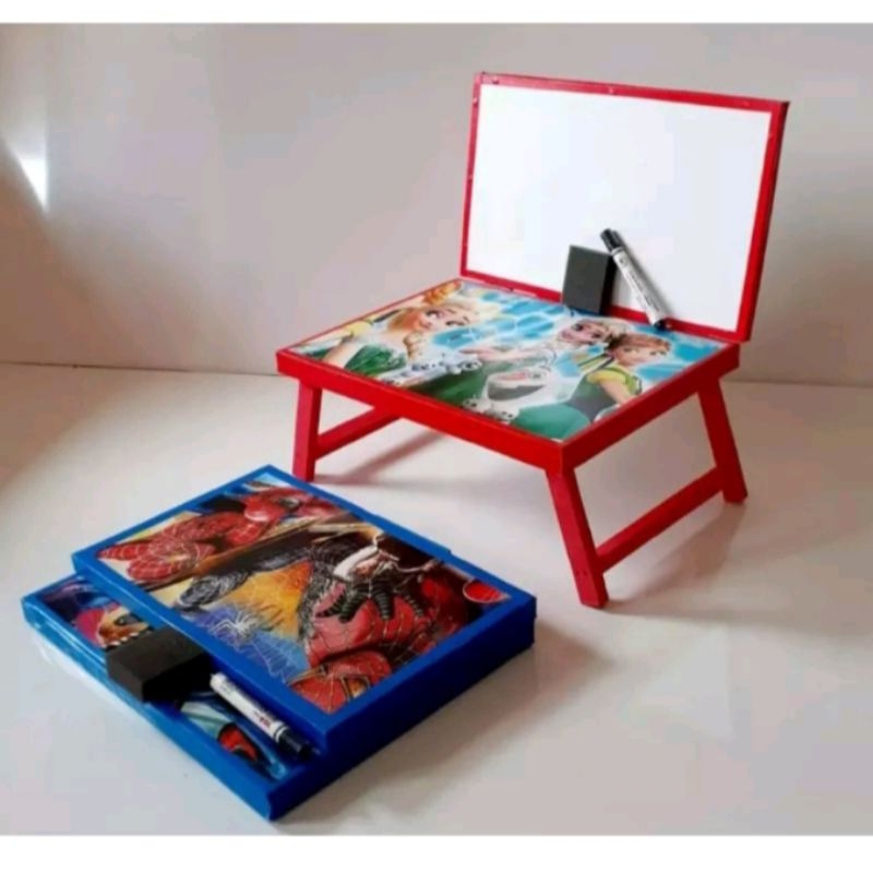 

meja belajar anak lipat plus papan tulis minimalis