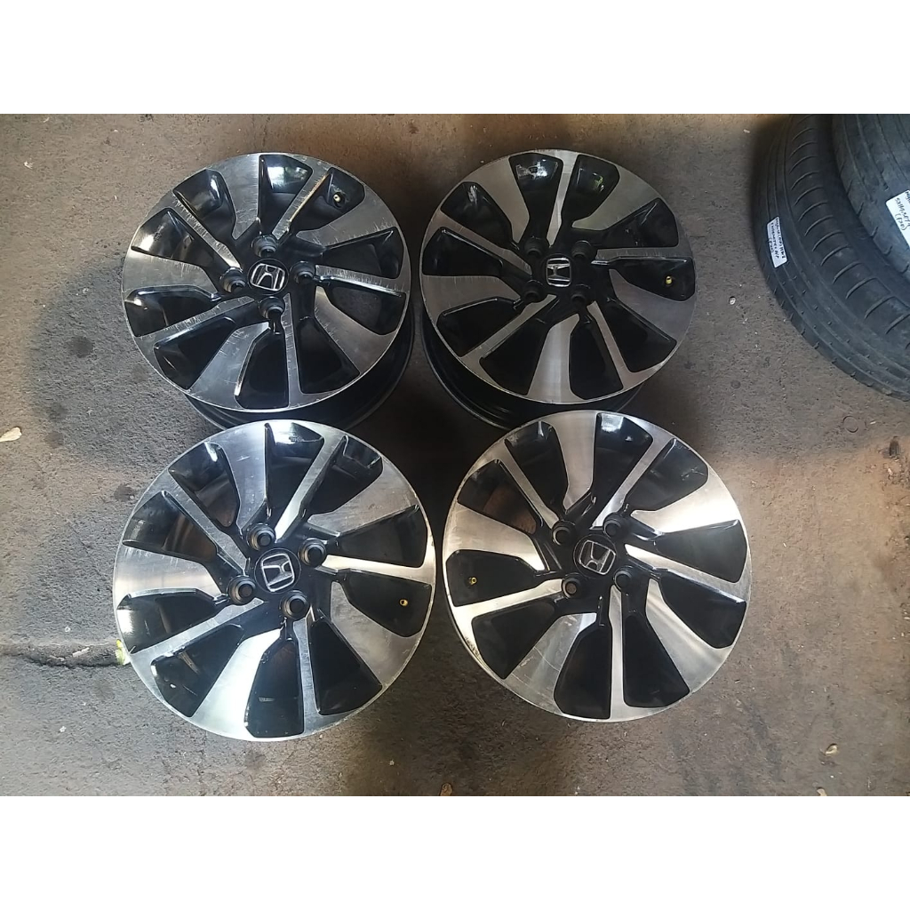 velg bekas honda brio rs oem original ring 15x5 lubang 4x100 seken murah berkualitas