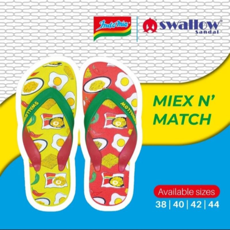 Miex n Match Sandals Size 40 - Indomie | Swallow Collaboration
