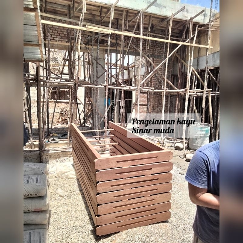 Kusen Pintu Kayu Kruwing dan Kulim | Kusen Pintu Rumah Kayu Minimalis Ukuran Standar | Konsen Pintu 