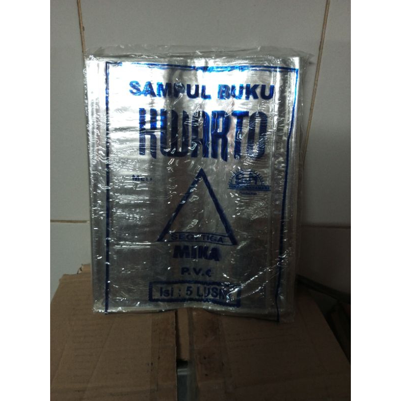 

InJO Sampul Buku/Sampul Mika Plastik Quarto ( 1pak/60lbr )