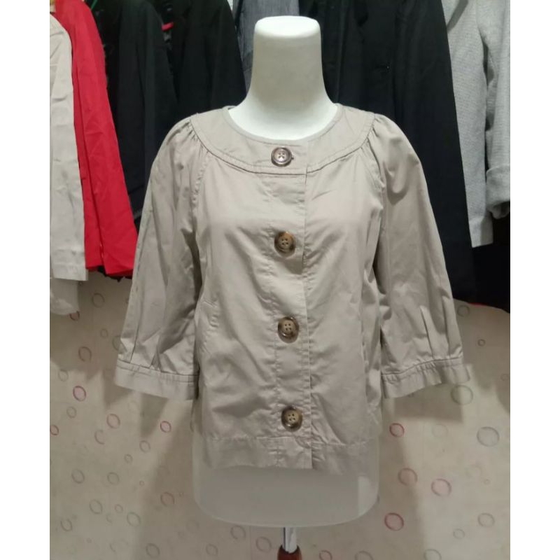 Preloved Blazer Crop gap