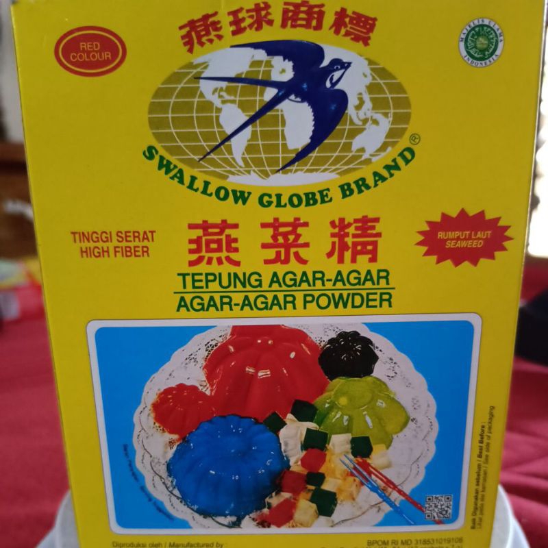 

Agar agar swallow globe