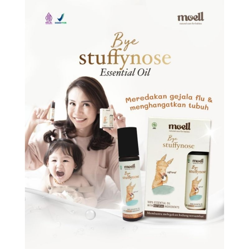 Moell Baby Essential Oil Bahan Natural Alami Untuk Bayi Halal BPOM Alkohol Free