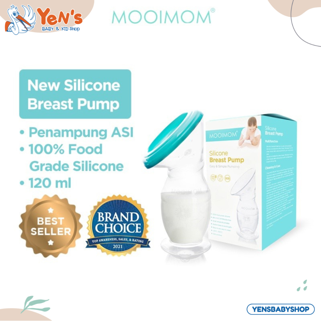 MOOIMOM New Silicone Breast Pump - Penampung ASI