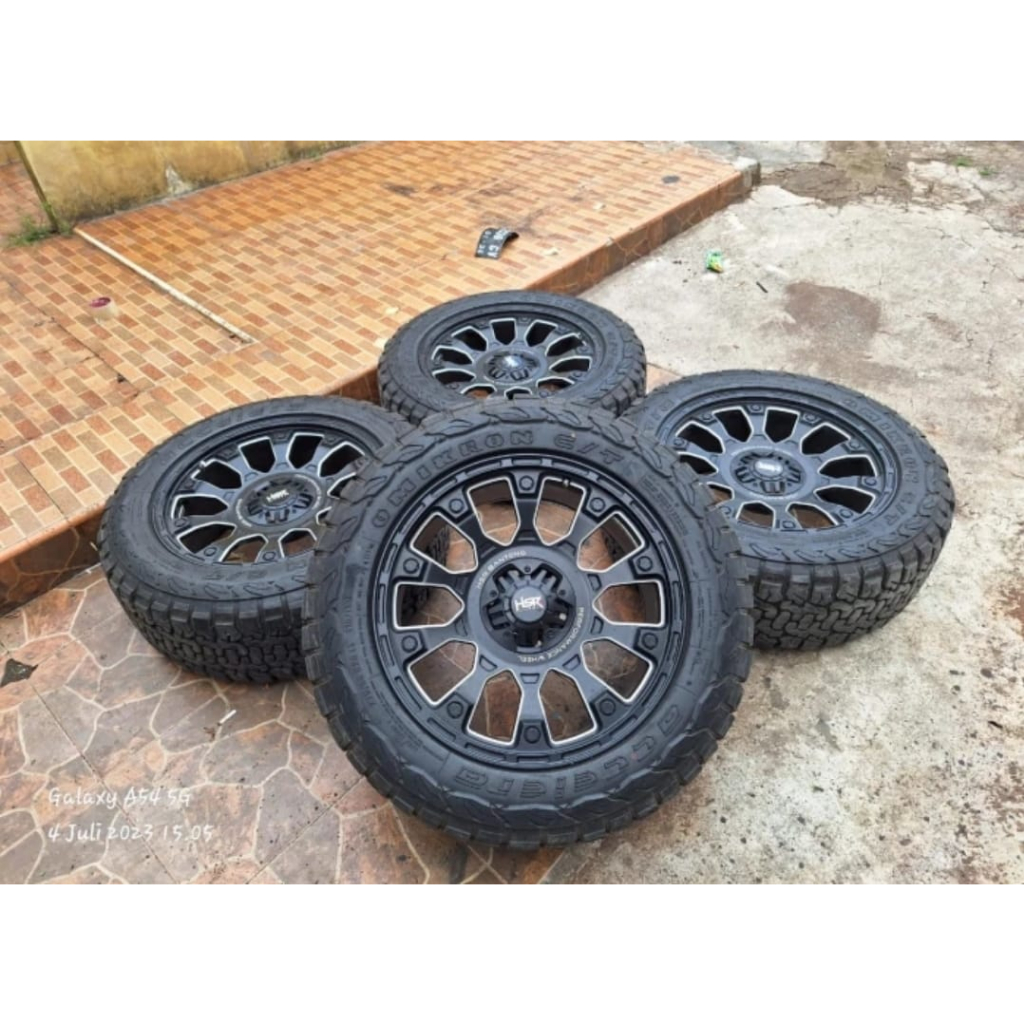 VELG MOBIL BEKAS BANTENG HSR R20X9 6X139 ET10 + BAN C/T 275 55 R20