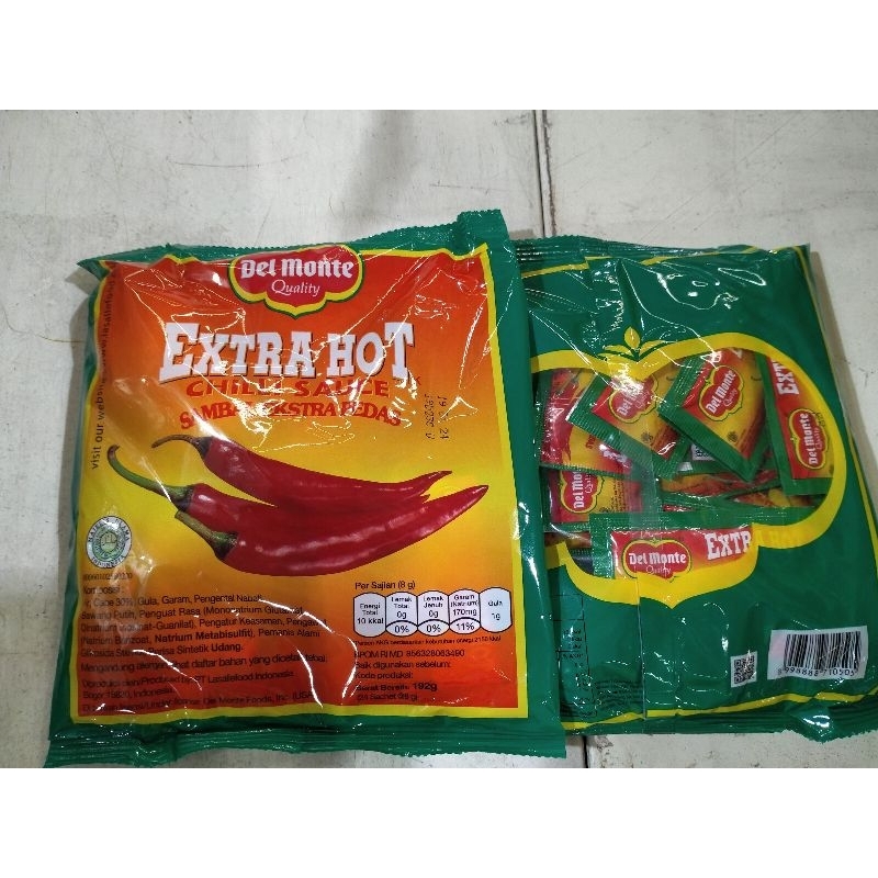 

Delmonte sauce sambal extra pedas 24×9gram