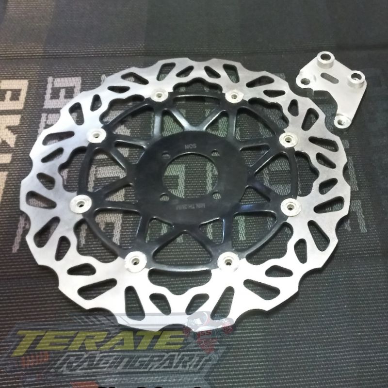 Disc piringan Rx king old Rx king Lama 300mm set breket dural PNP caliper Nissin / RCB