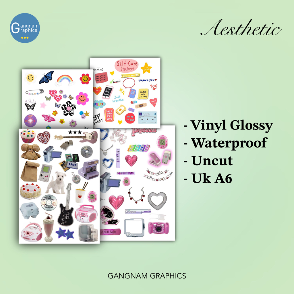 

*min order 2pcs* STICKER DECO FOOD RETRO MONOCHROME AESTHETIC VINTAGE BARBIE KOREA DIY LAPTOP HP SCRAPBOOK STIKER LUCU