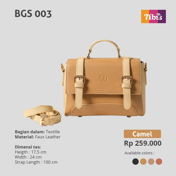 TAS NIBRAS BGS 003/ NIBRAS TAS TERBARU BGS003/ TAS WANITA NIBRAS