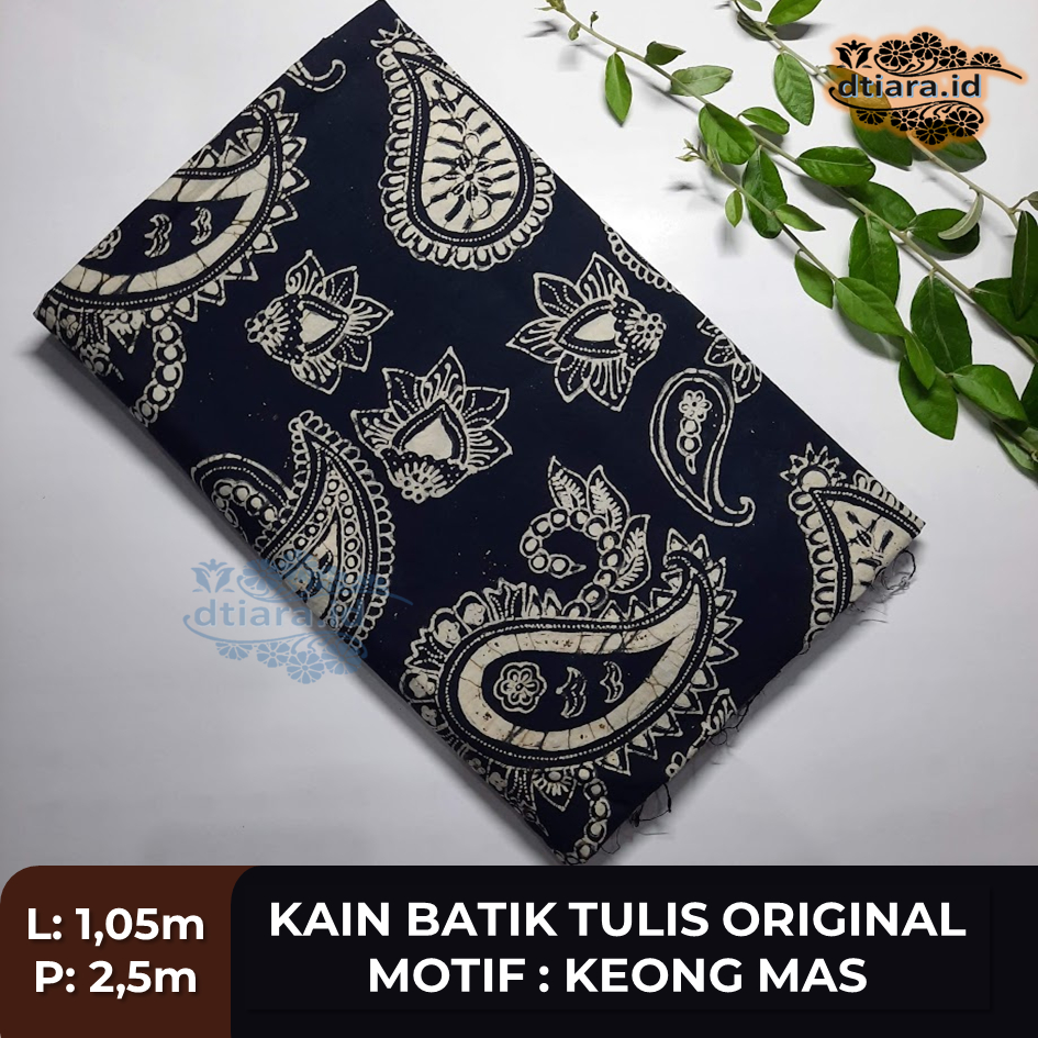 Kain Batik Tulis Asli 100% Original Motif Keong Mas / Bahan Batik Kain Premium / Kain Batik Tulis Pr