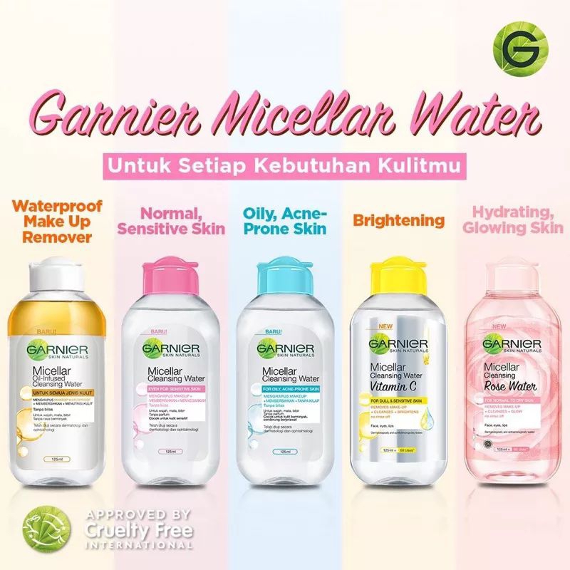 Garnier Micellar Cleansing Water/Garnier Micellar Water 125 Ml