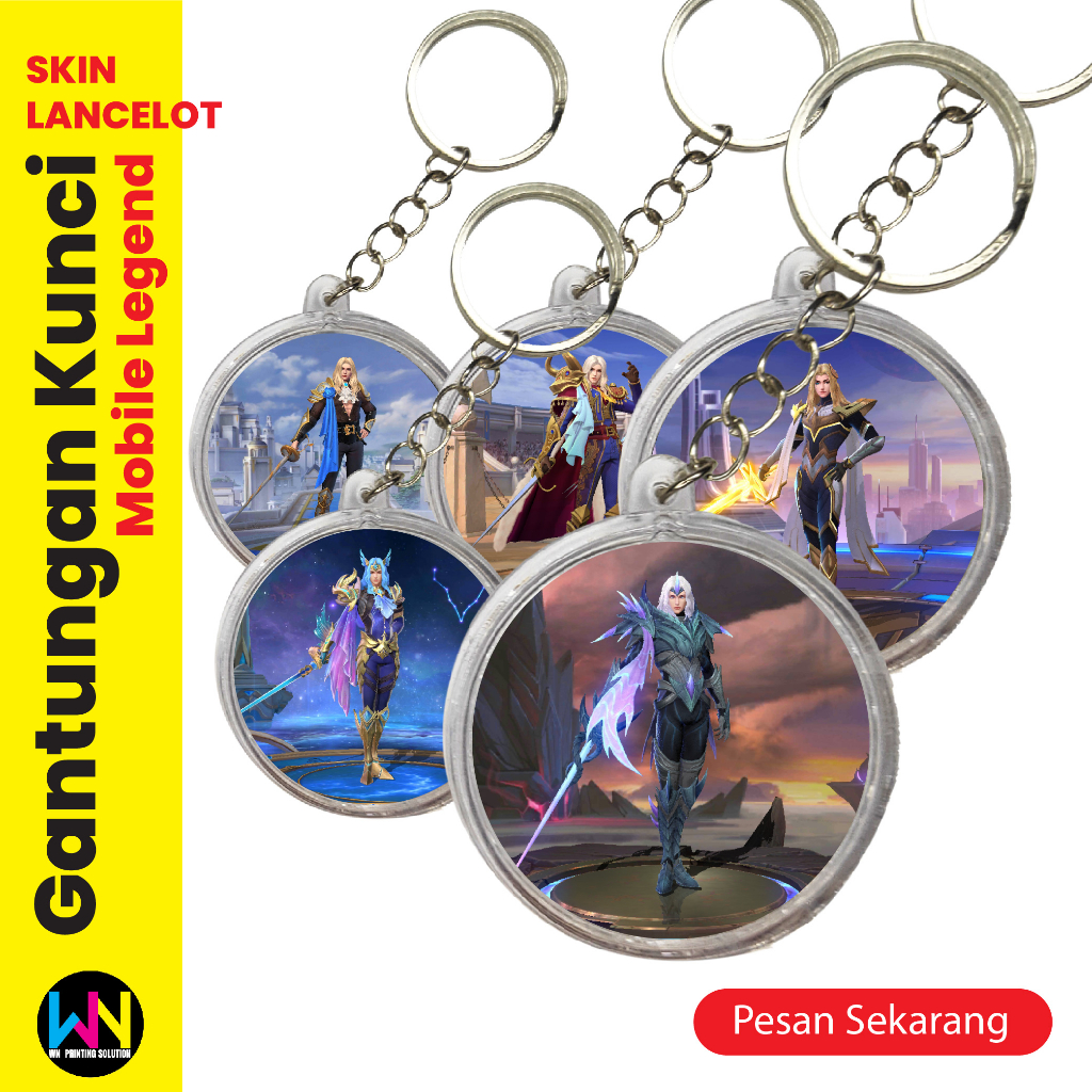 Gantungan Kunci Koleksi Skin Lancelot - Mobile Legends
