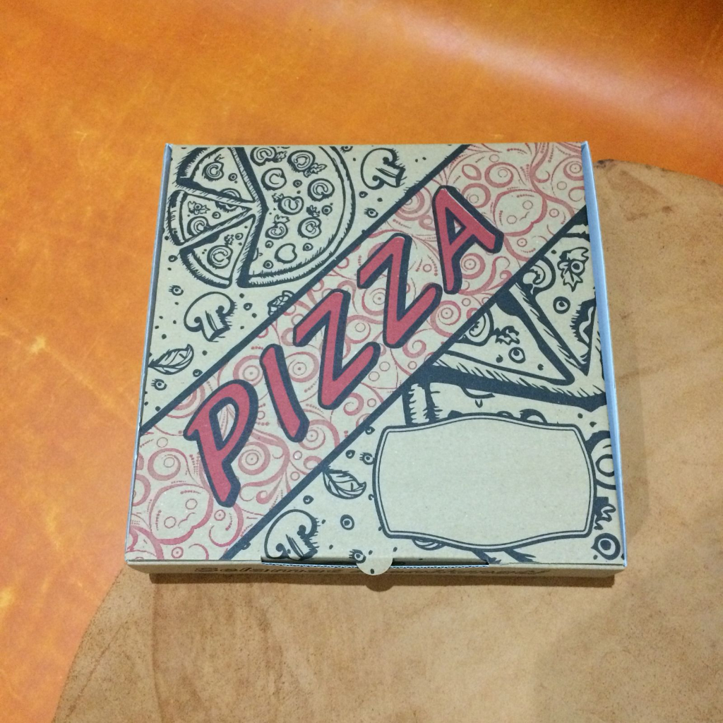 

box motif pizza ukuran 26cm x 26cm x 5cm