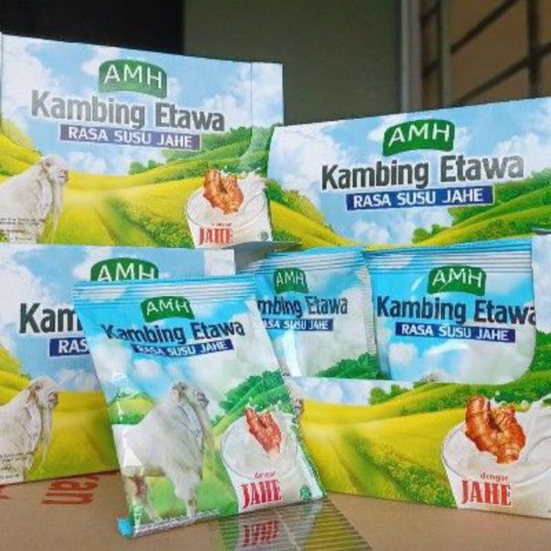 

Susu Kambing Etawa Rasa jahe 1Box isi 10 sachet