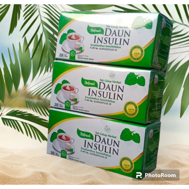 

Teh celup daun insulin efektif atasi diabetes