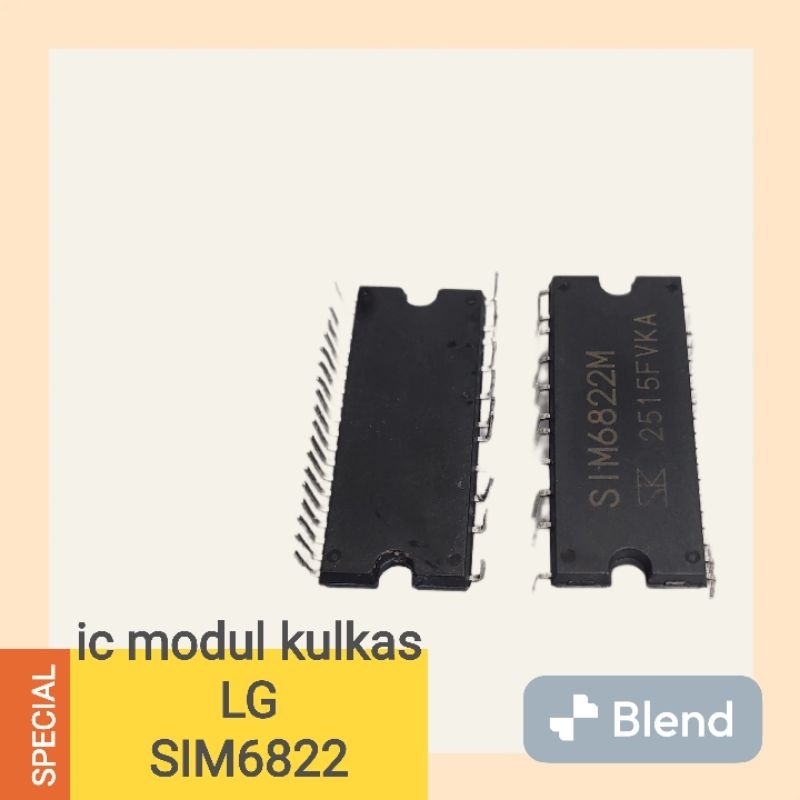 IC MODUL KULKAS LG INVERTER SIM6822M