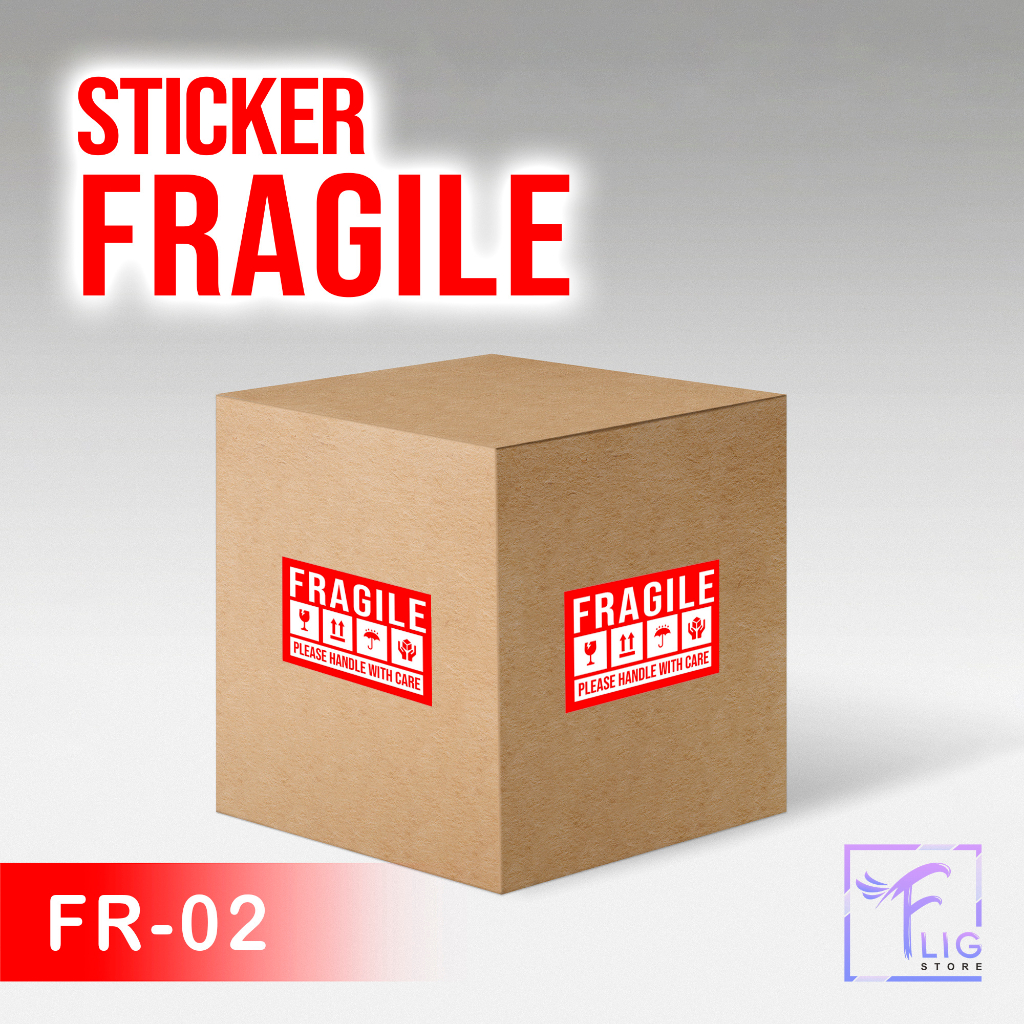 

Stiker Fragile Paket (36 pcs) [FR-02]