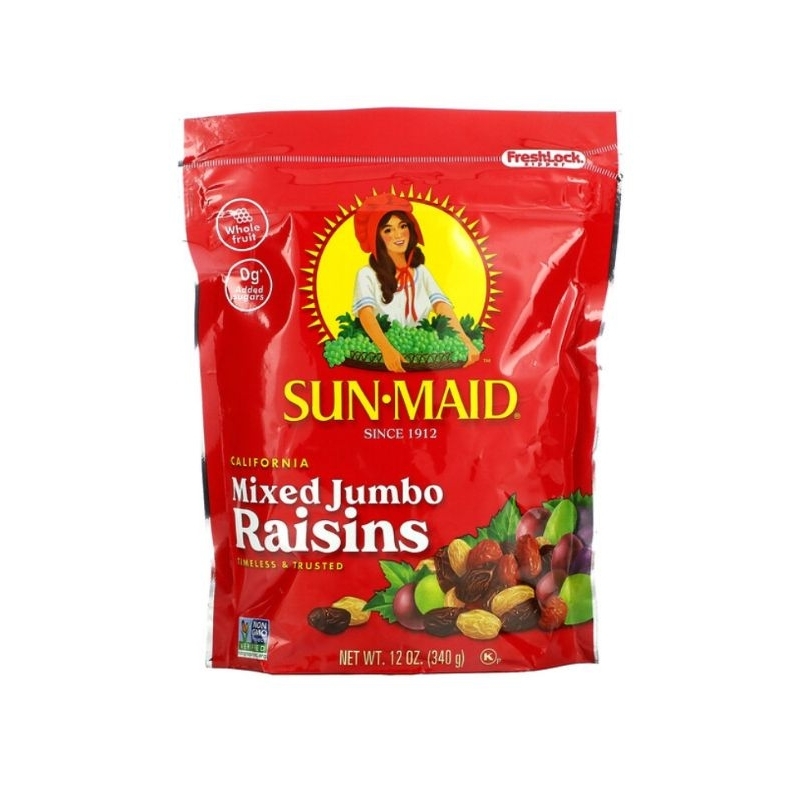 

Sun-Maid California Mixed Jumbo Raisins 12 oz 340 gr