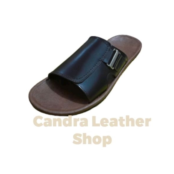 Sandal Kulit Pria Asli Garut Model kokop Gesper