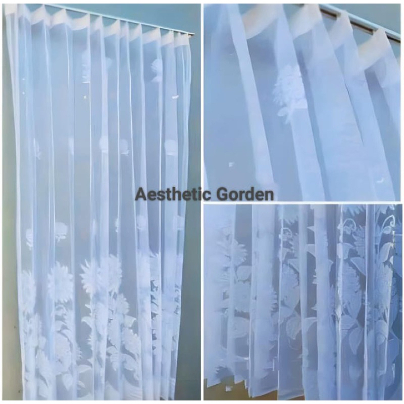 Gorden Vitrase Polos Vitrase Plisket Daleman gorden Jendela