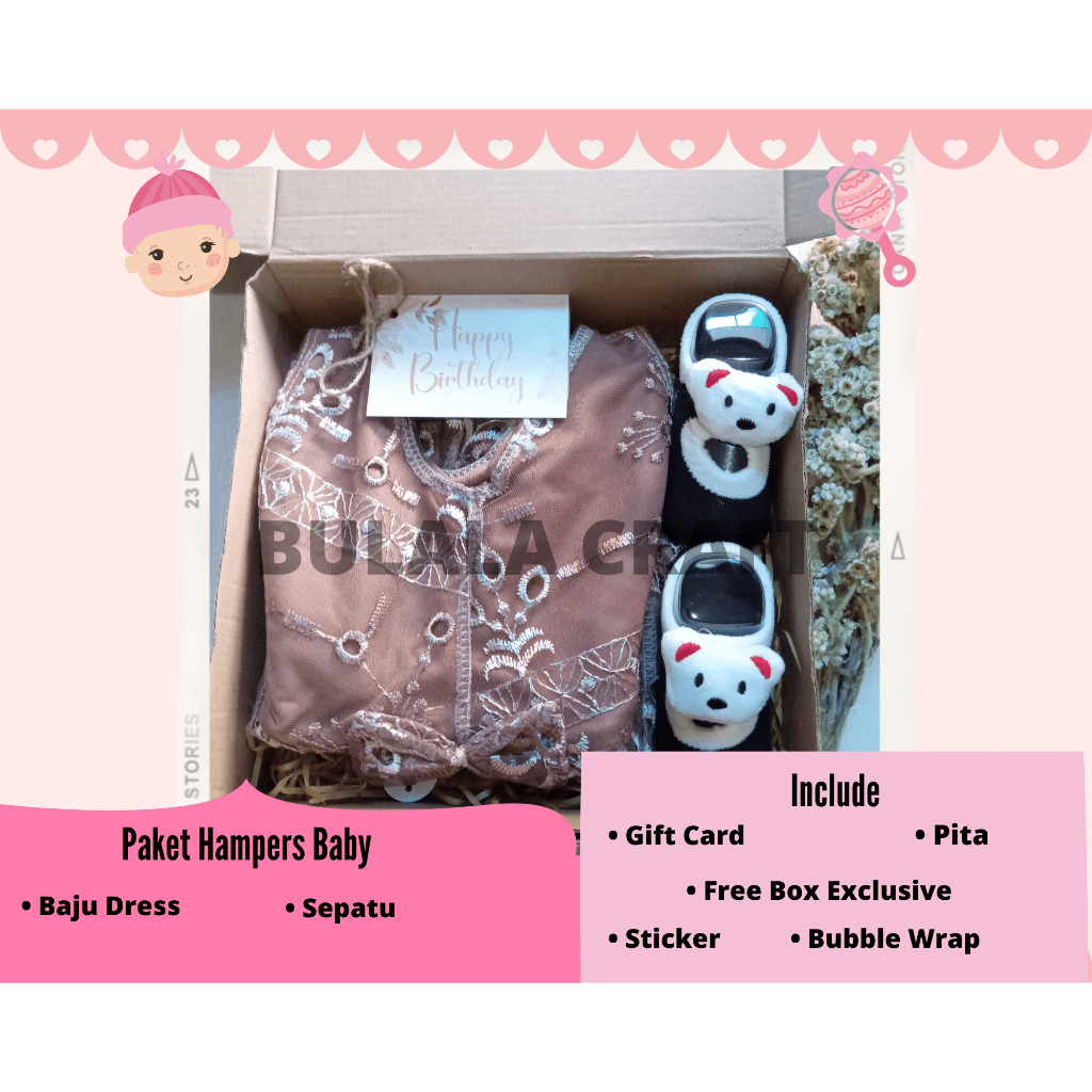 

Hampers Baby Girl New Born 0-12 bulan