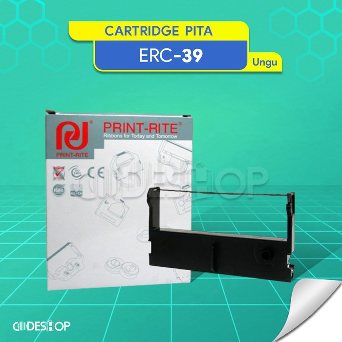 

Cartridge Printer Kasir Print Rite ERC-39 Ungu Cetak Rangkap NCR