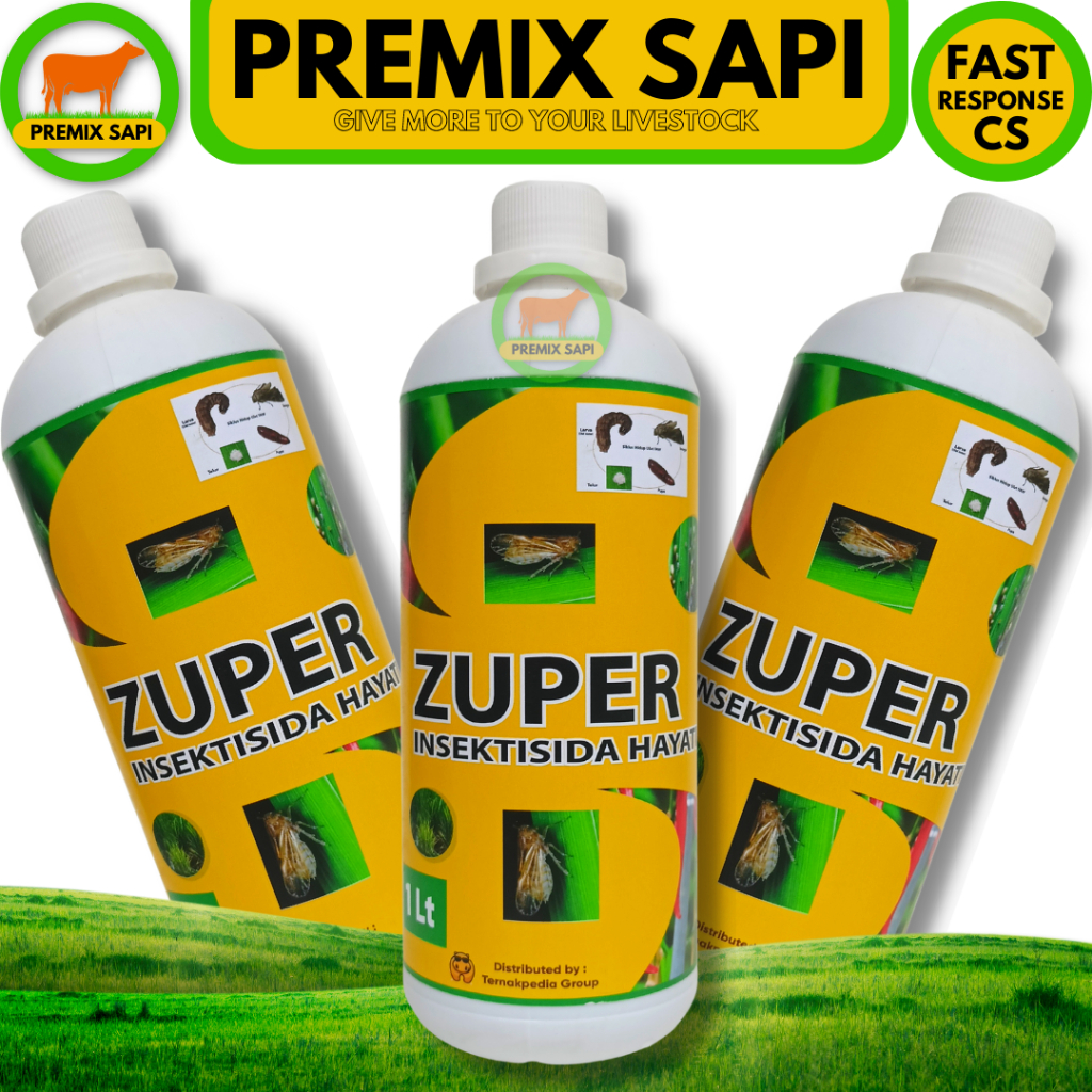 PUPUK ZUPER CAIR 1 Liter - Insektisida Organik Alami - Insektisida Hayati - Pembasmi hama pertanian