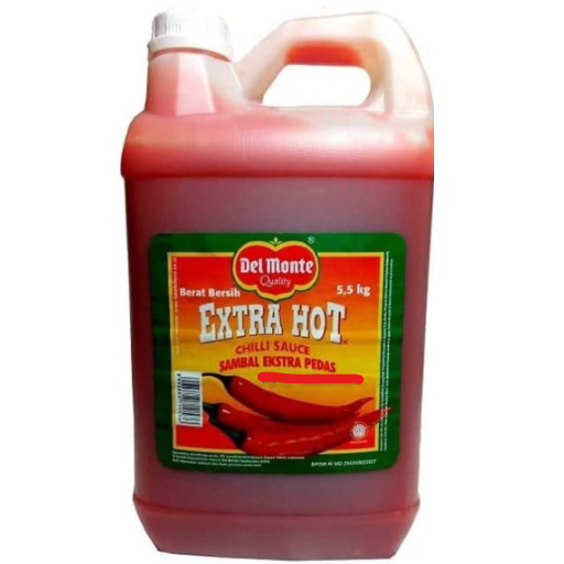 

DEL MONTE EXTRA HOT SAOS SAMBAL GALON 5.5 5,5 KG 5,5 KG 5.5 JERIGEN