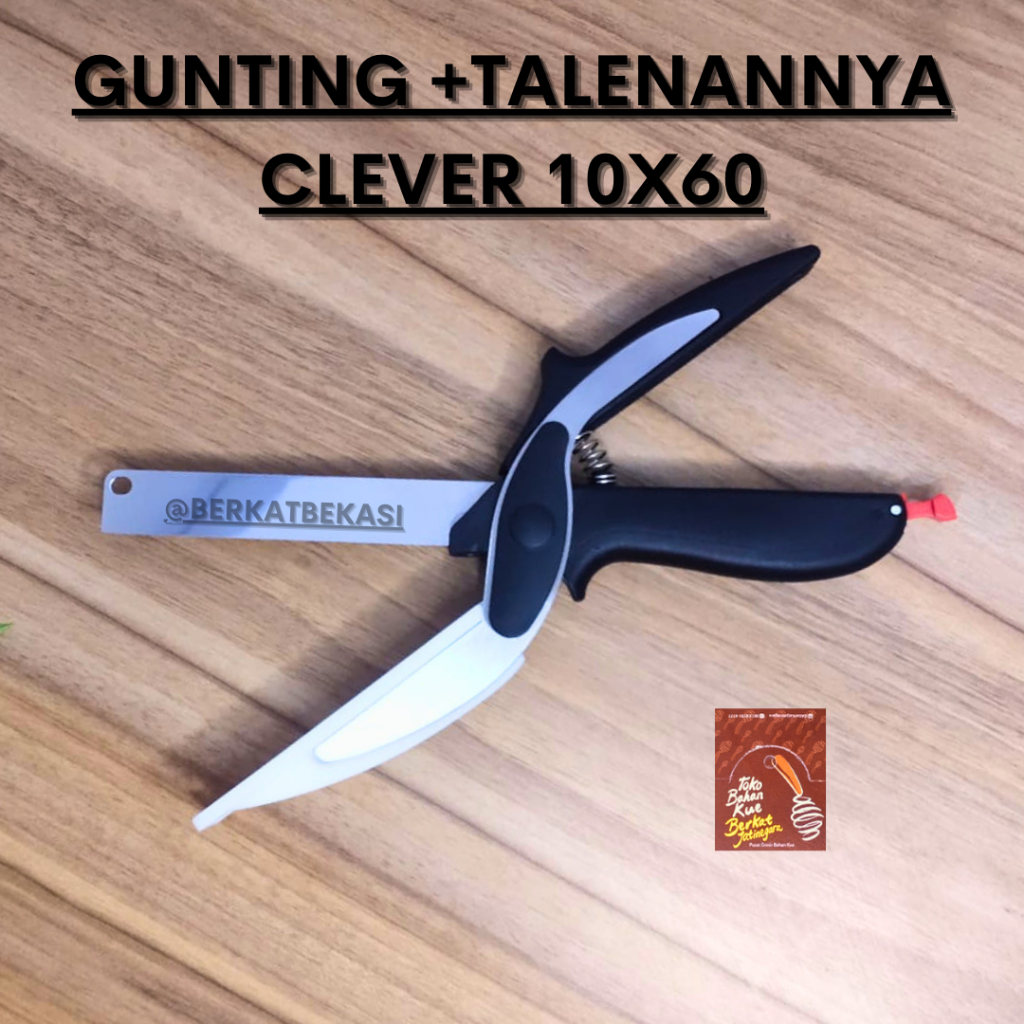 CLEVER CUTTER 2 IN 1 / GUNTING DAN TALENAN / ALAT PEMOTONG