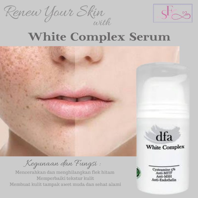White Complex DFA serum untuk Flek hitam