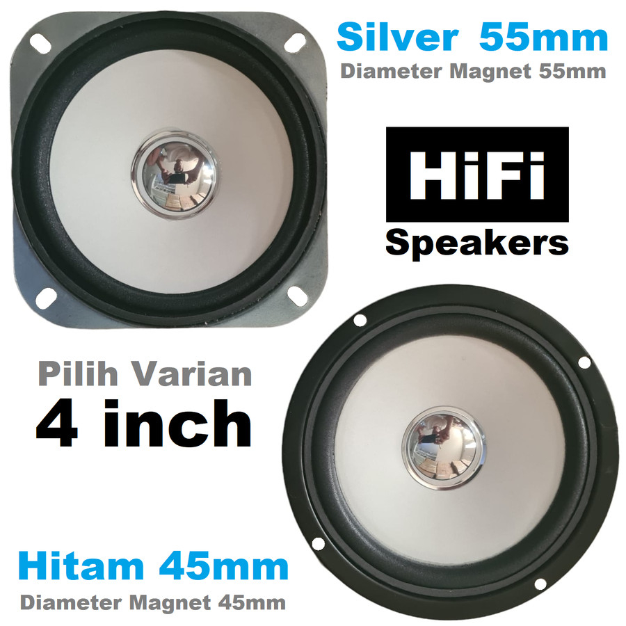 Woofer 4 Inch HIFI Bass Vocal for Amplifier PAM8403 Bluetooth Speaker