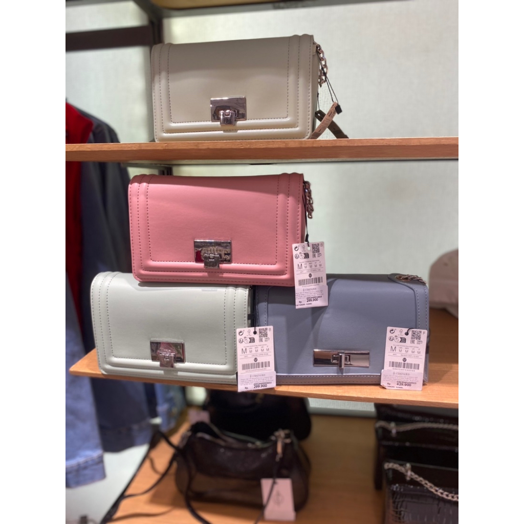 Crossbody bag chain Slingbag Stradivarius Tas Selempang Rantai Original