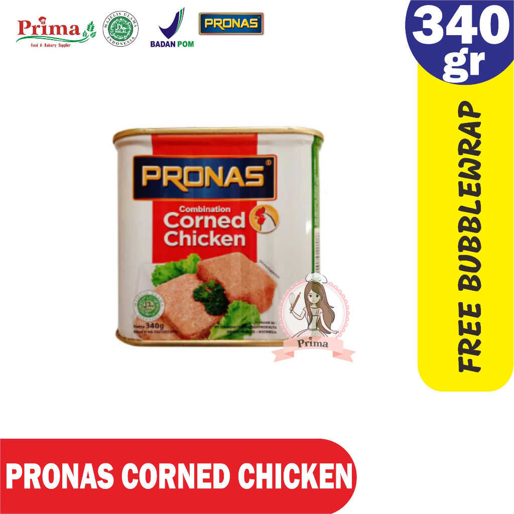 

Kornet ayam - Pronas 340gr