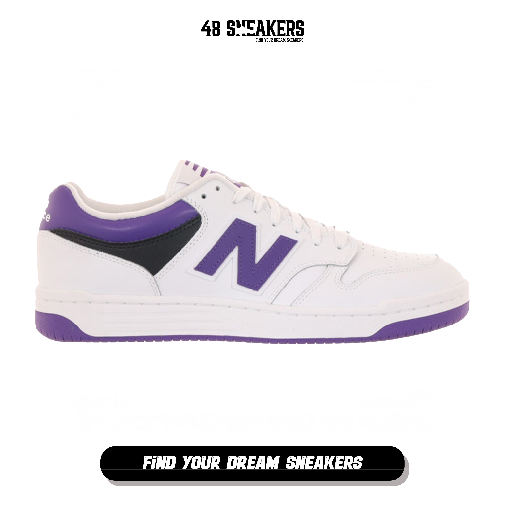 Sepatu Pria New Balance 480 White Prism Purple (BB480LPB) Original