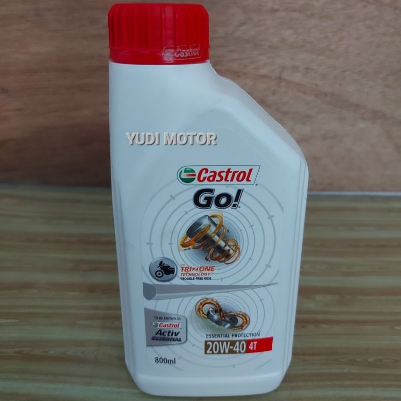 Oli Castrol Go 4T Oli Castrol Go Original 800ml Oli Castrol Go 20W-40